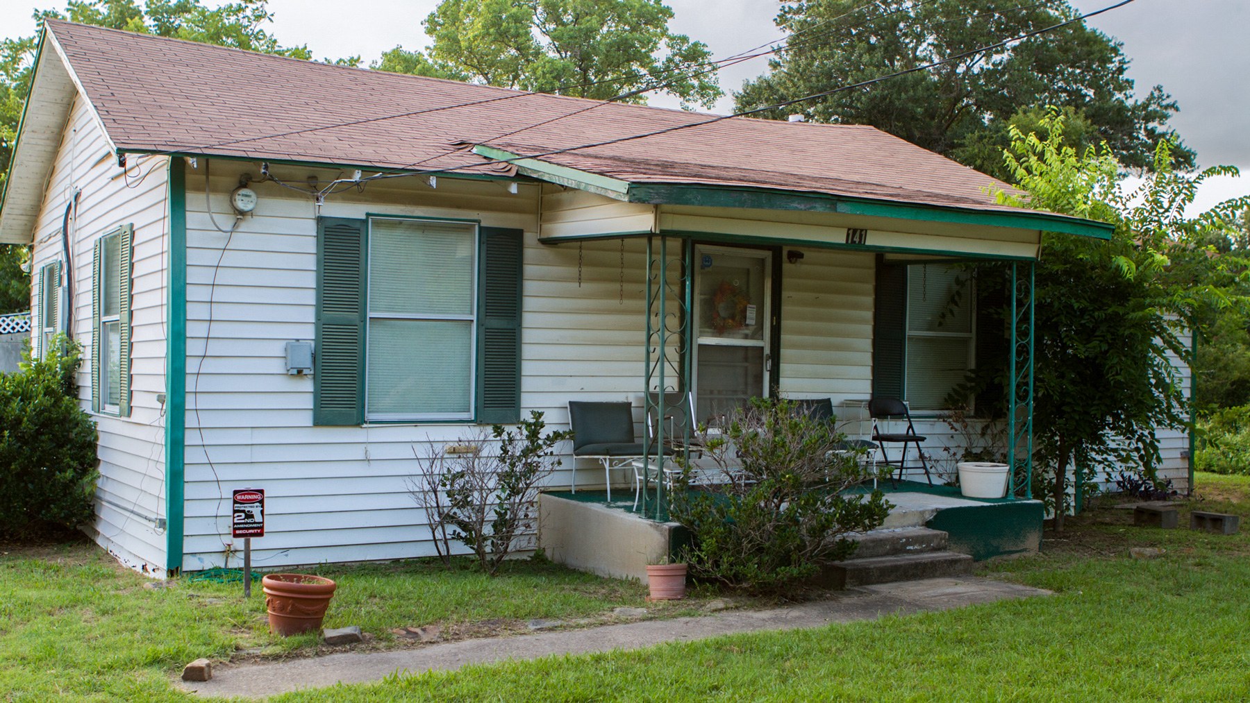 Ivory Hall Jr. moved to Sandbranch, Texas, in 1977 to raise his family and start a hog farm. His house is one of the longest-standing homes in the community. (Brandon Kitchin/News21)